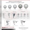Service Caster 5 Inch SS Thermoplastic Rubber Wheel Swivel Bolt Hole Caster Set with 2 Brake SCC-SSBH20S514-TPRB-2-TLB-2 - alternate 2